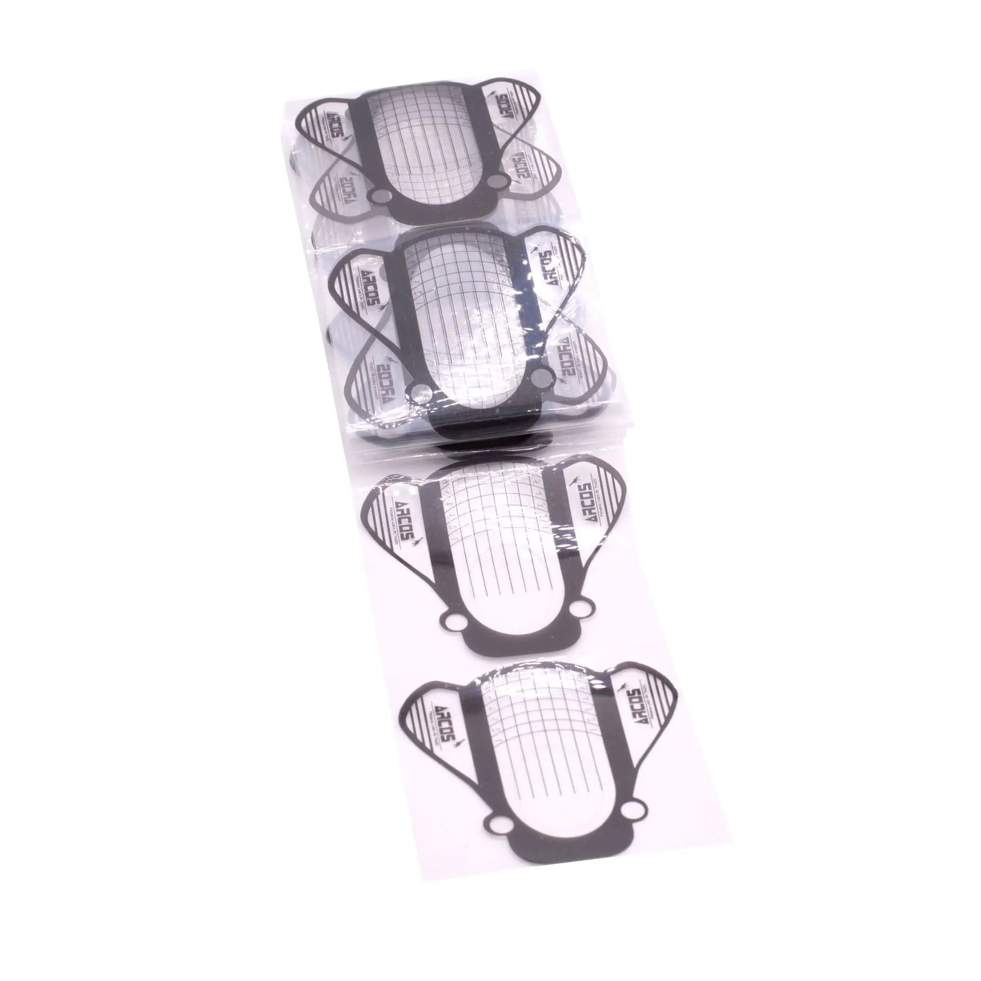 20 Chablons Transparent Carré Arrondi – Pour réaliser des ongles Carré, Amande OCIBEL