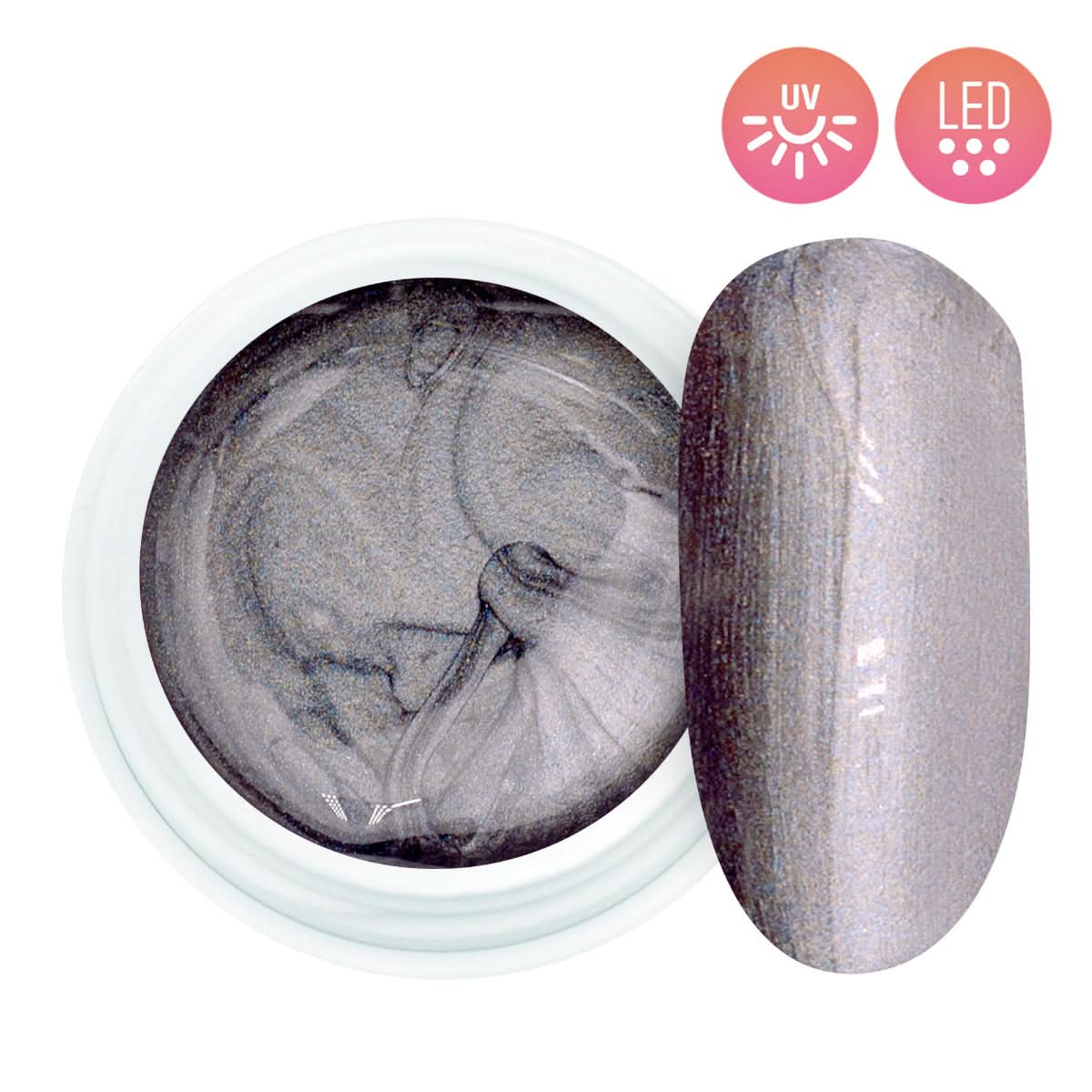 Gel Color Pro 5ml 2690 - Métallisé Argent