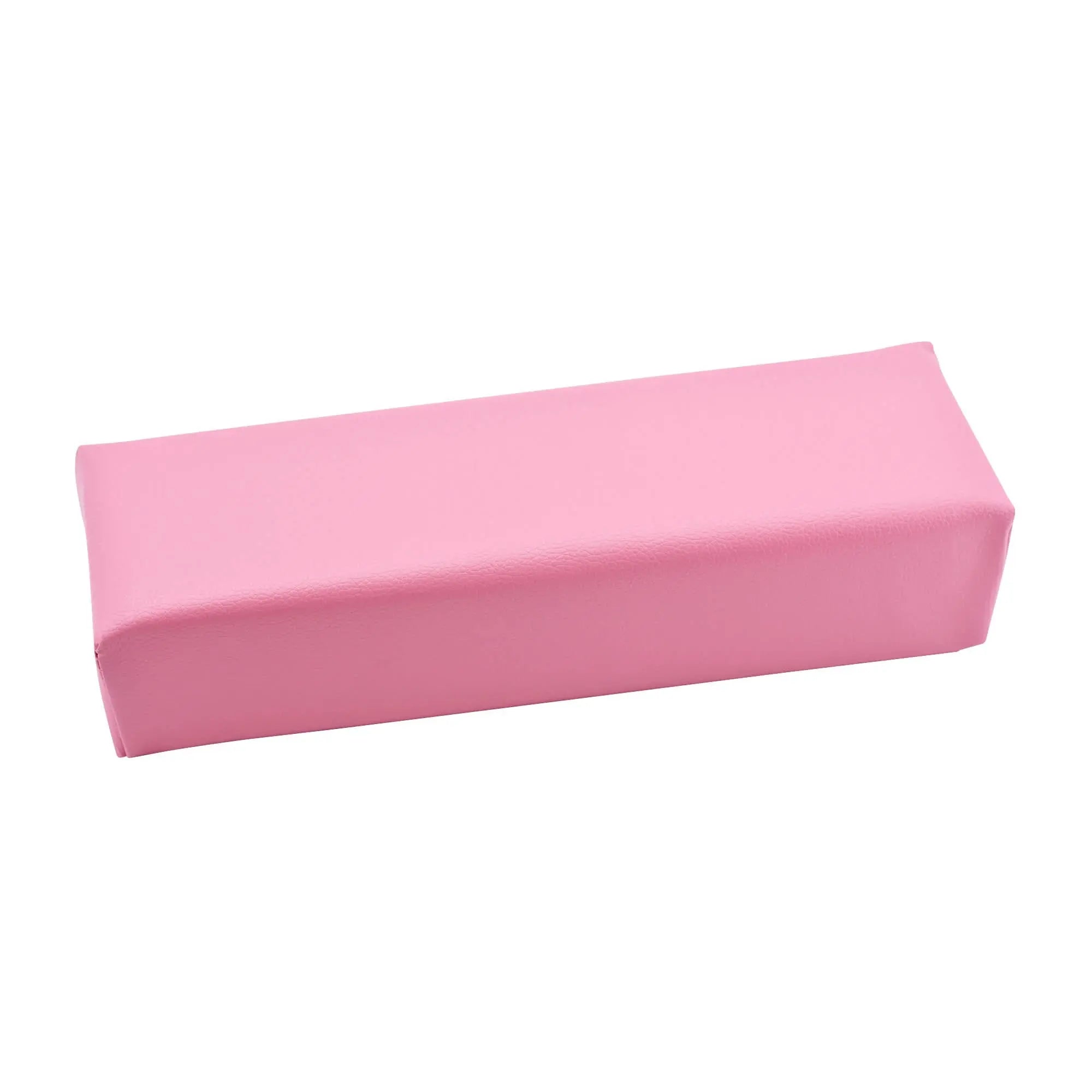 Coussin Repose Main Rectangulaire en Simili Cuir Rose OCIBEL