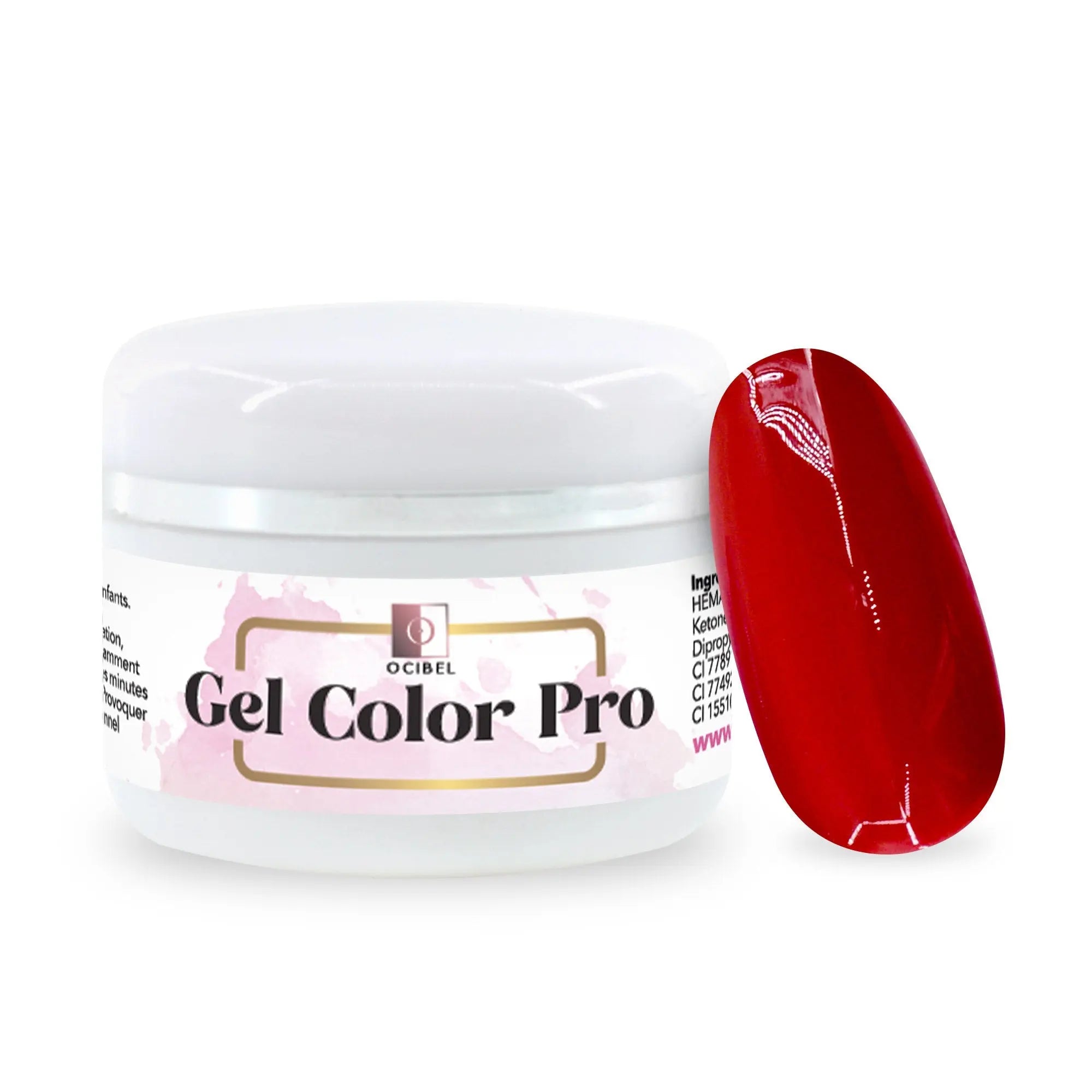 Gel Color Pro 5ml 4770 - Rouge Grenat OCIBEL