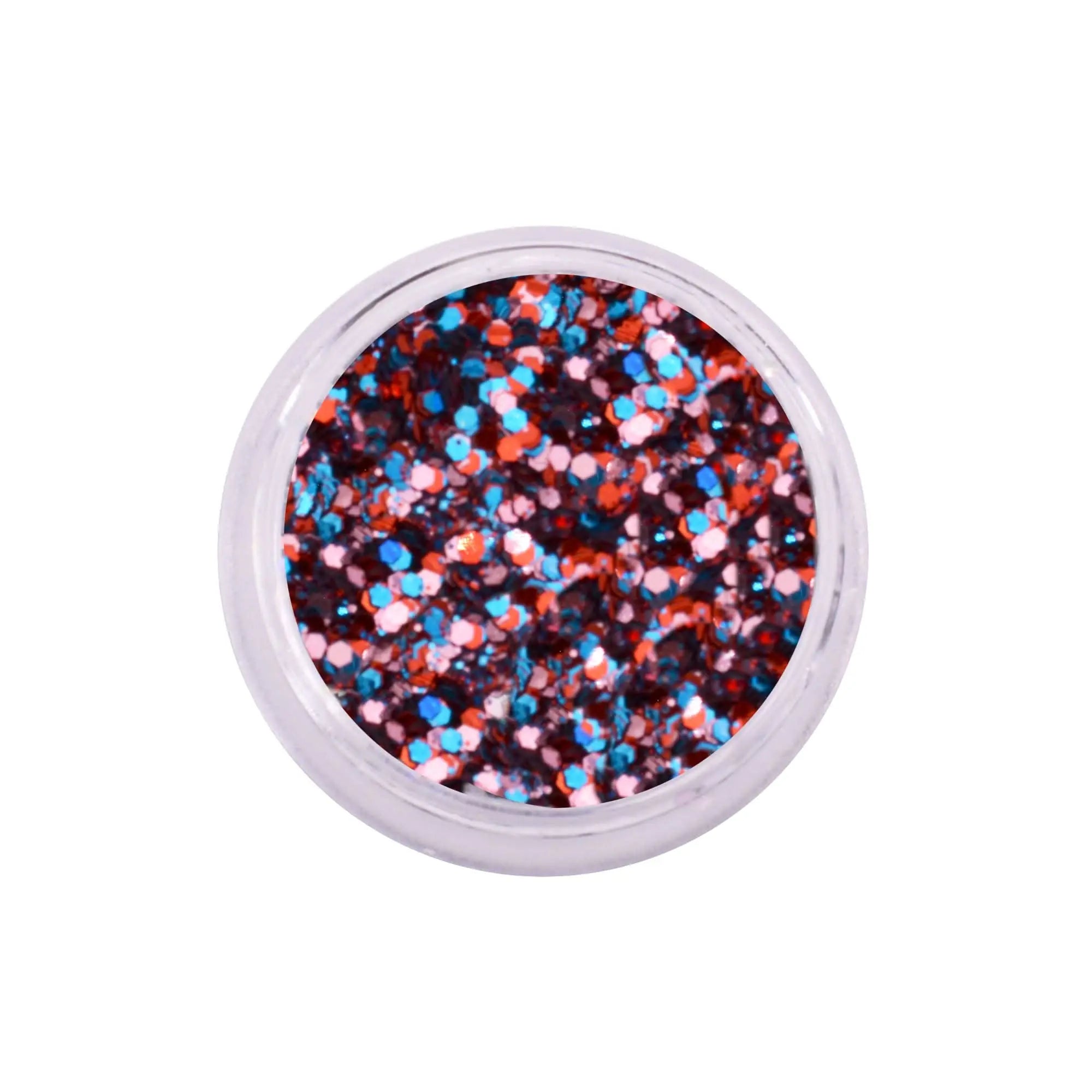 Paillettes Glitter Rouge et Bleu OCIBEL
