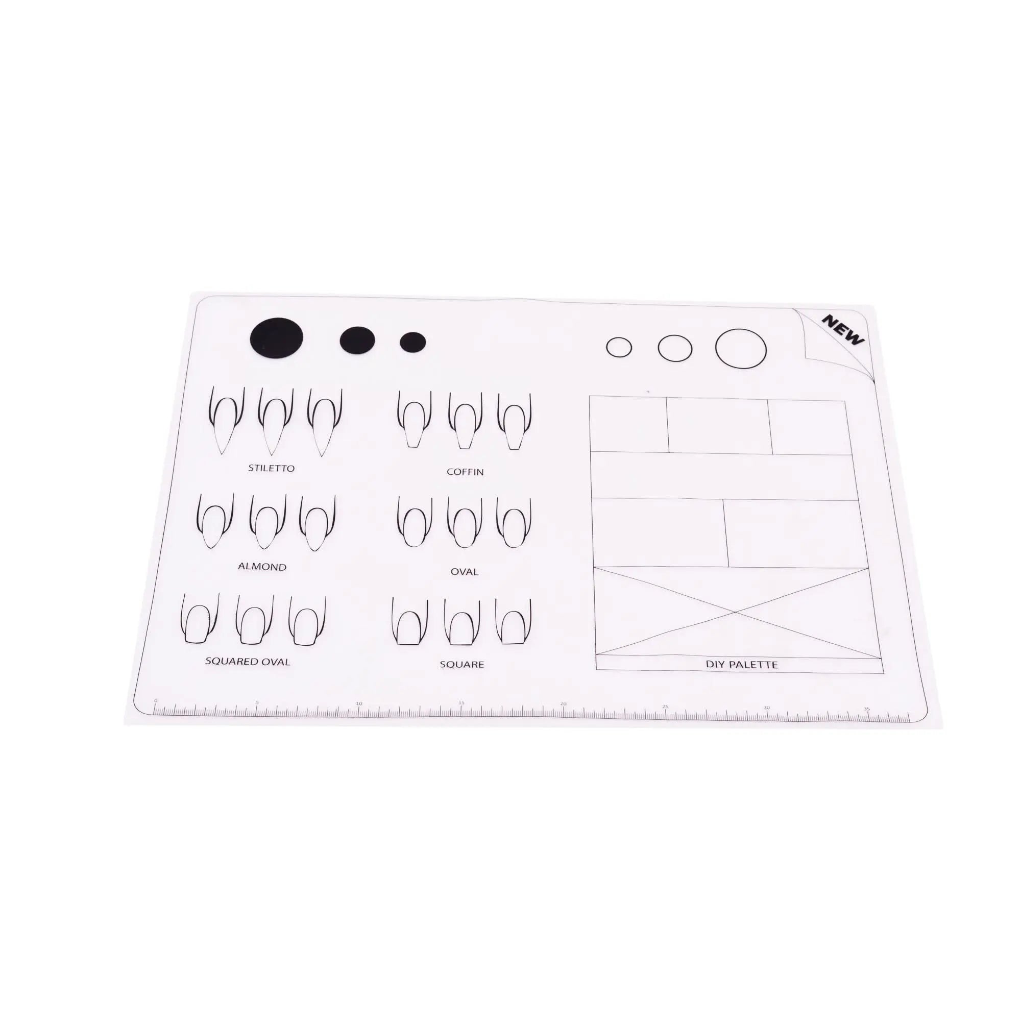 Tapis Silicone pour entraînement ongles – Dimensions : 39,5 x  30 cm OCIBEL