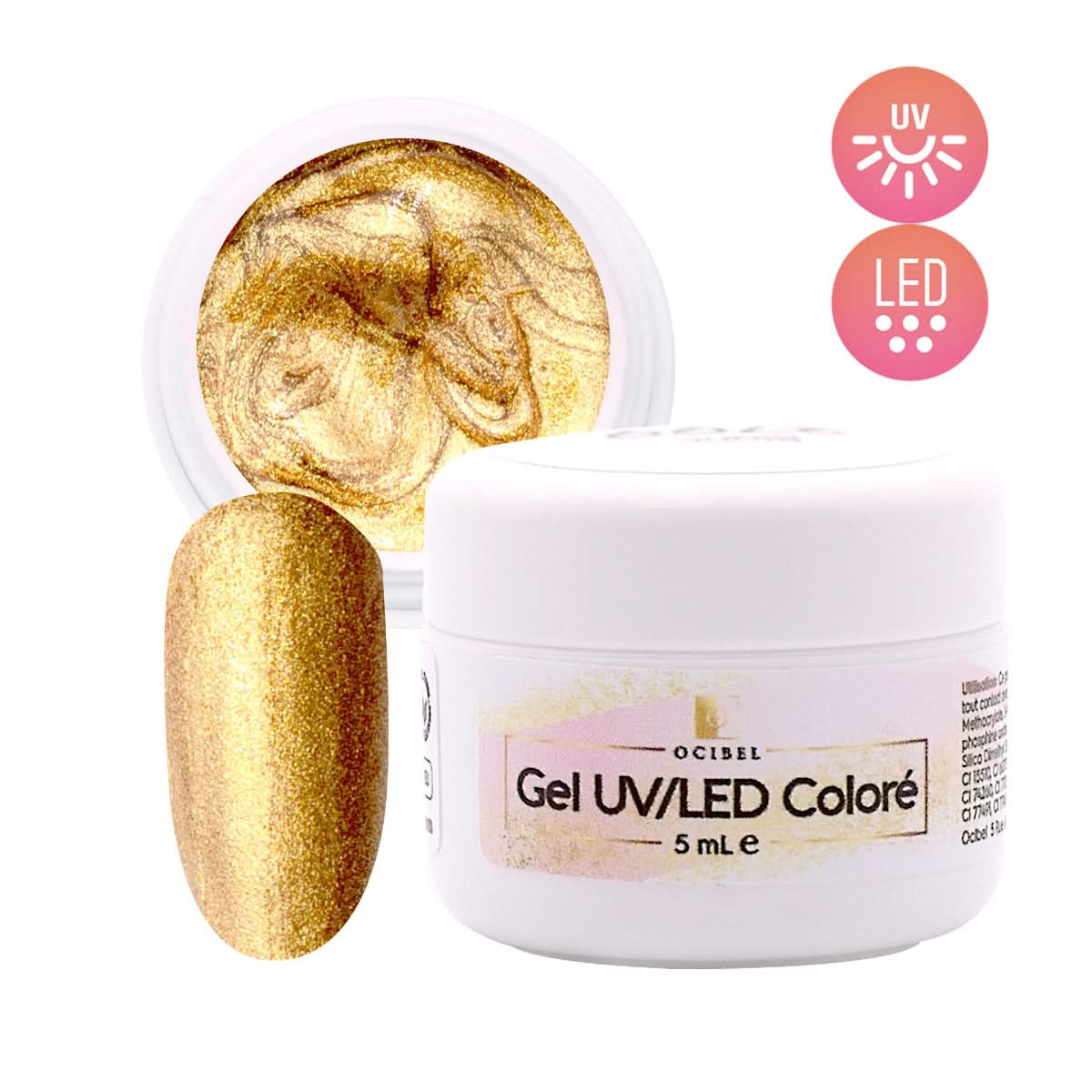 Gel Art Paint 5ml - Or