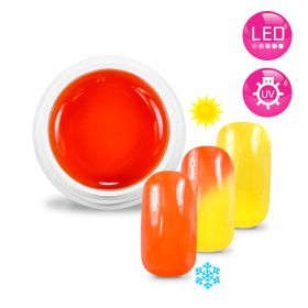 Gel UV / LED Couleur Thermo Orange / Jaune - 5ml
