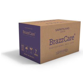 Carton 90 sachets BrazzCare BalbCare Socks Chaussette Pédicure Brésilienne inclus 1 Lime et Bâtonnet