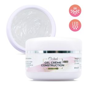 Gel Crème Jelly UV / LED de Construction Transparent - 30 ml