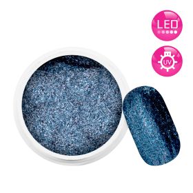 Gel UV / LED Couleur 5 ml - Pailleté Bleu Nuit #3188