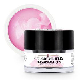 Gel Crème Jelly de Construction 3en1 UV / LED Rose Pailleté - 30 ml