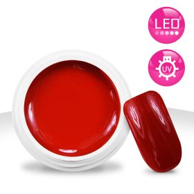 Gel UV / LED Couleur Rouge Orangé - 5 ml