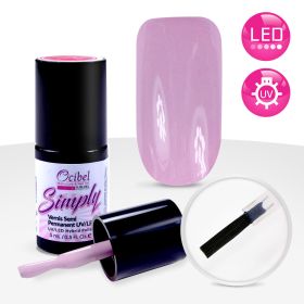 Vernis Semi Permanent UV / LED Simply 1 Couche 5ml - Baby Pink #2579