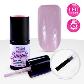 Vernis Semi Permanent UV / LED Simply 1 Couche 5ml - Nude Rosé #2580
